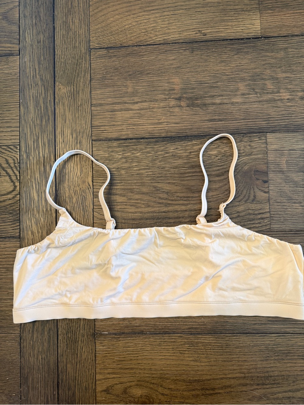 Quince Nude Seamless Bralette XL Soft Stretch Wireless Lounge Bra